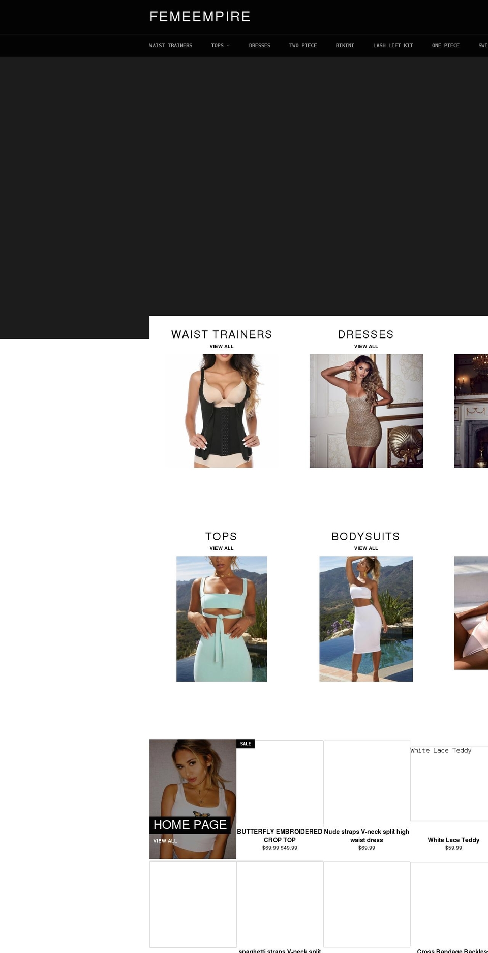 femeempire.com shopify website screenshot