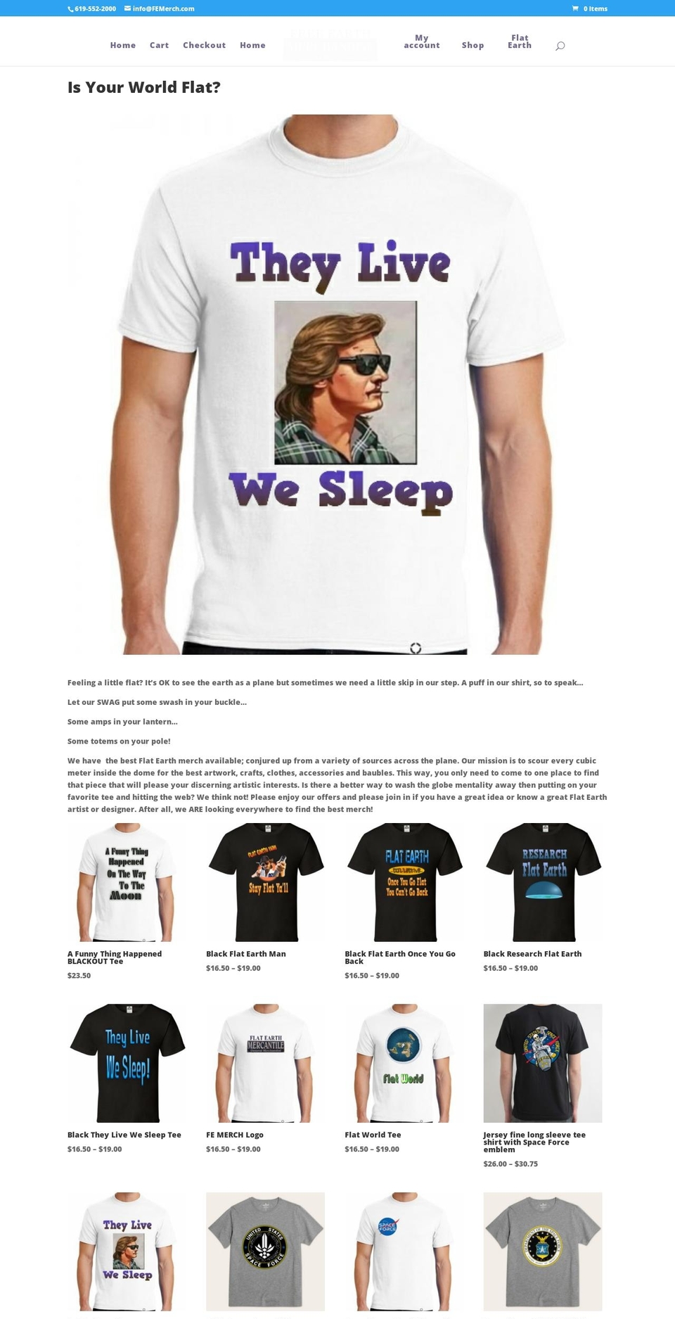 femerch.com — Shopify storefront screenshot