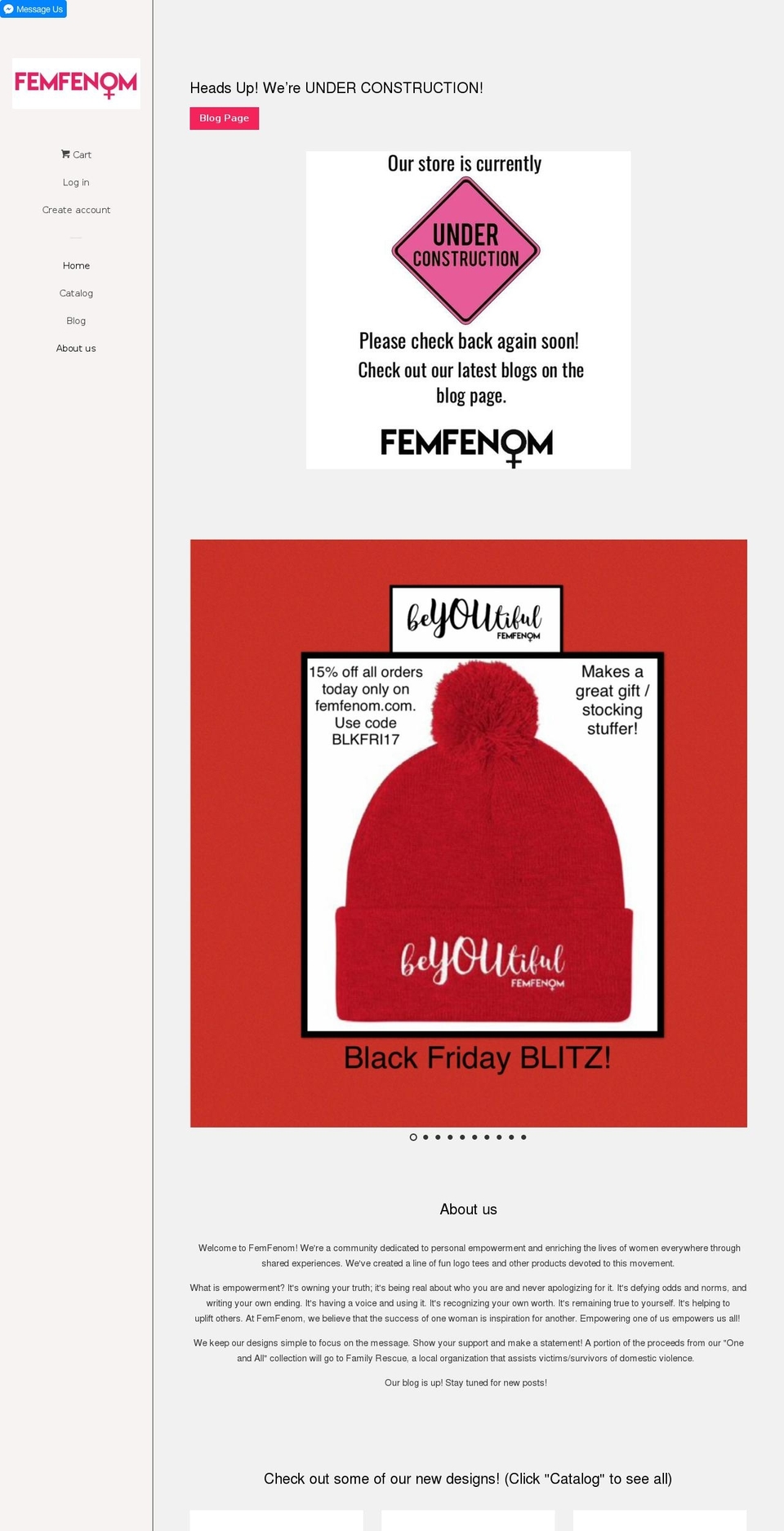 femfenom.com — Shopify storefront screenshot
