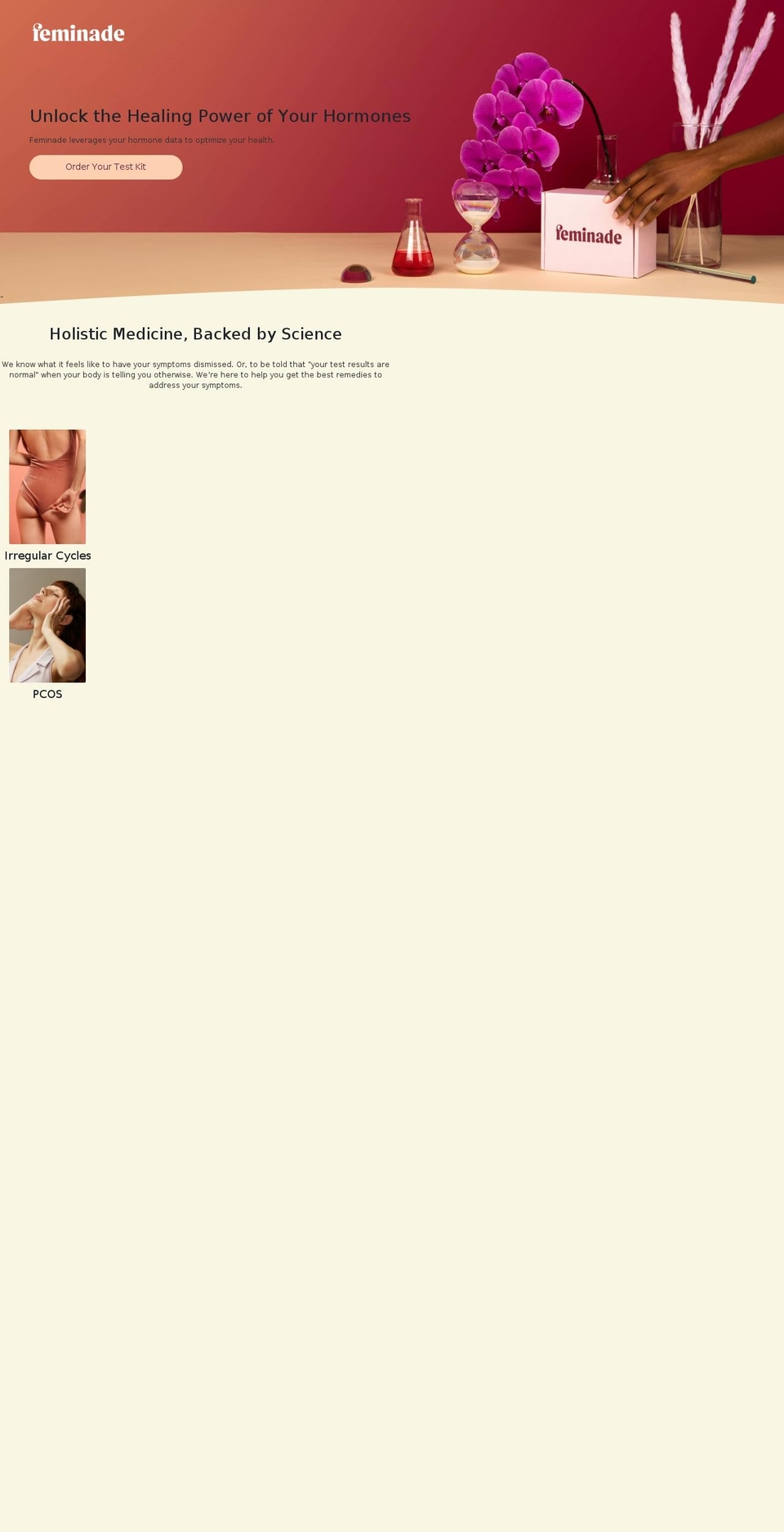 feminade.com shopify website screenshot