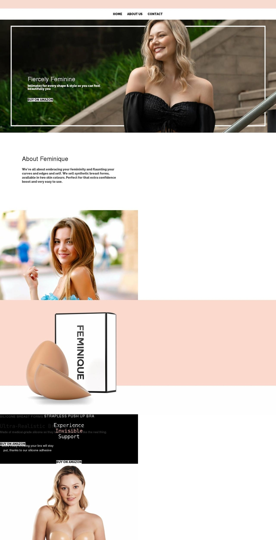feminiquestore.com shopify website screenshot