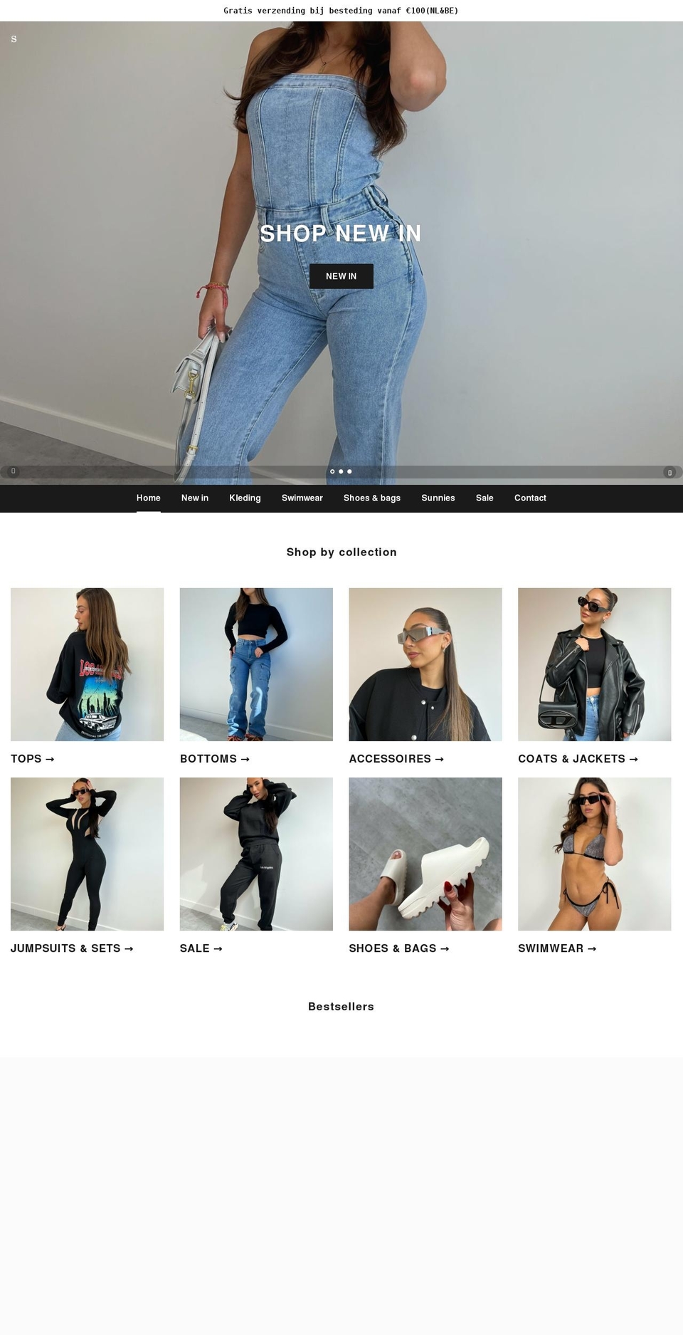 femmefatalefashion.nl shopify website screenshot