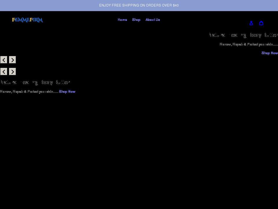 femmefirm.com shopify website screenshot