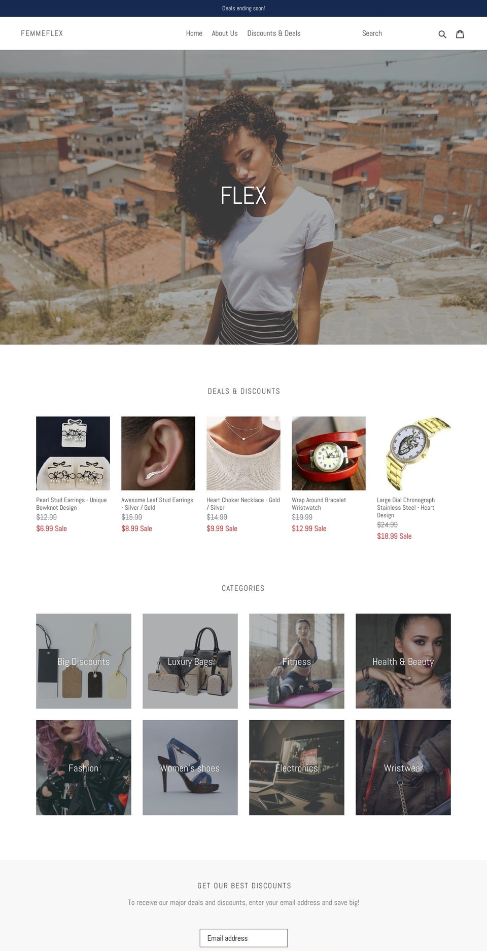 femmeflex.com — Shopify storefront screenshot