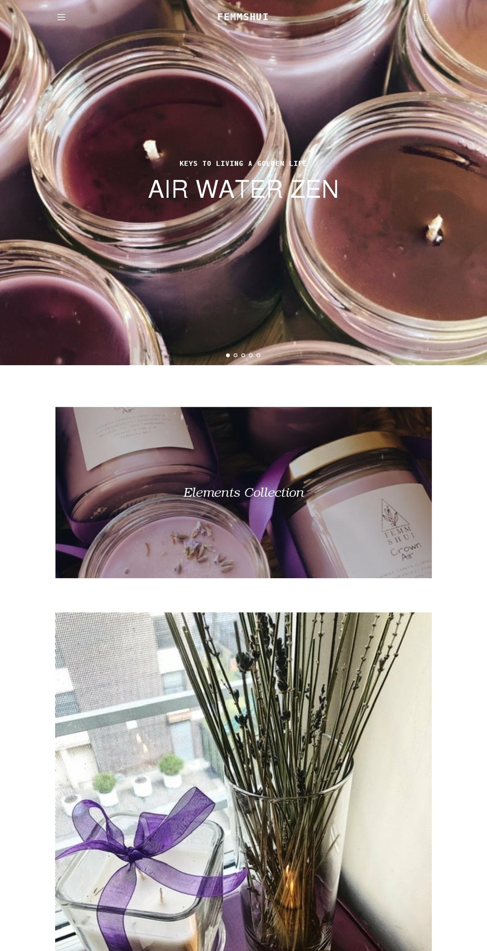 femmshui.net shopify website screenshot