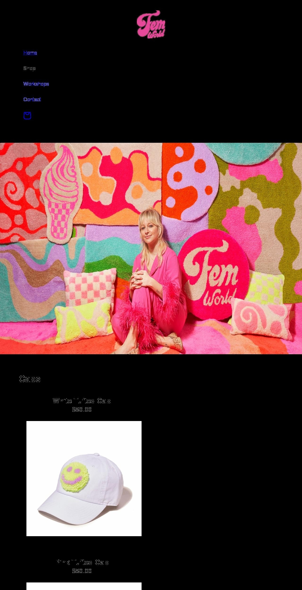 femworld.shop shopify website screenshot