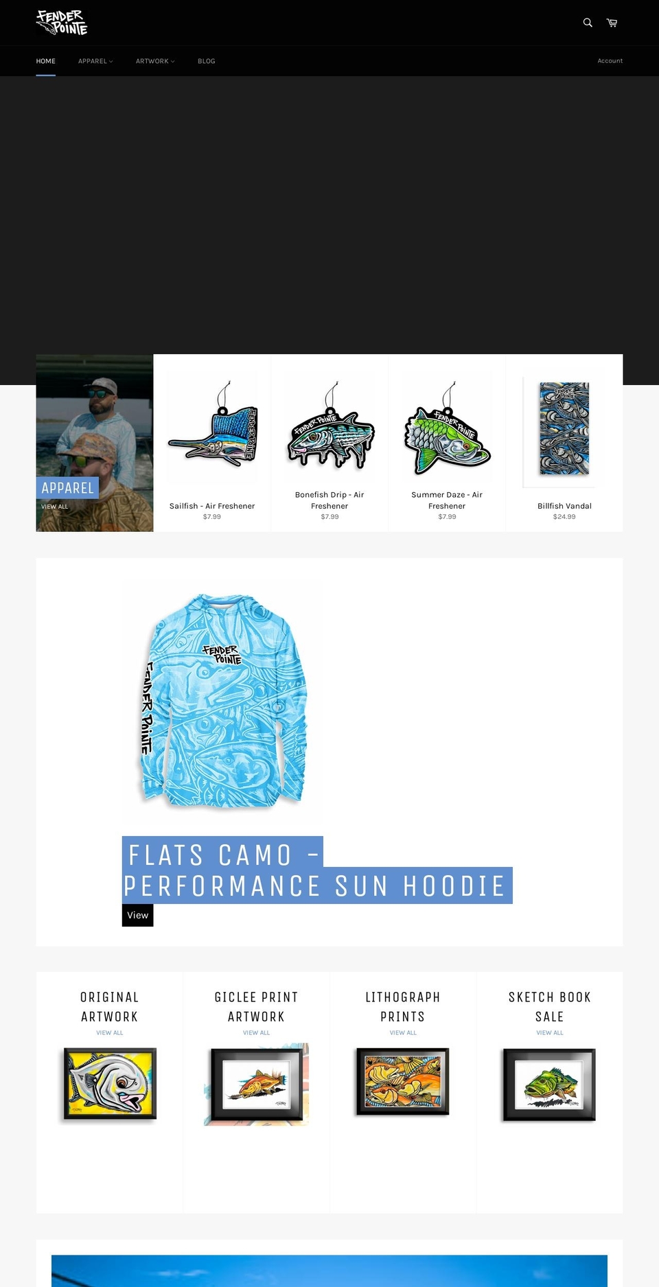 fenderpointe.com shopify website screenshot