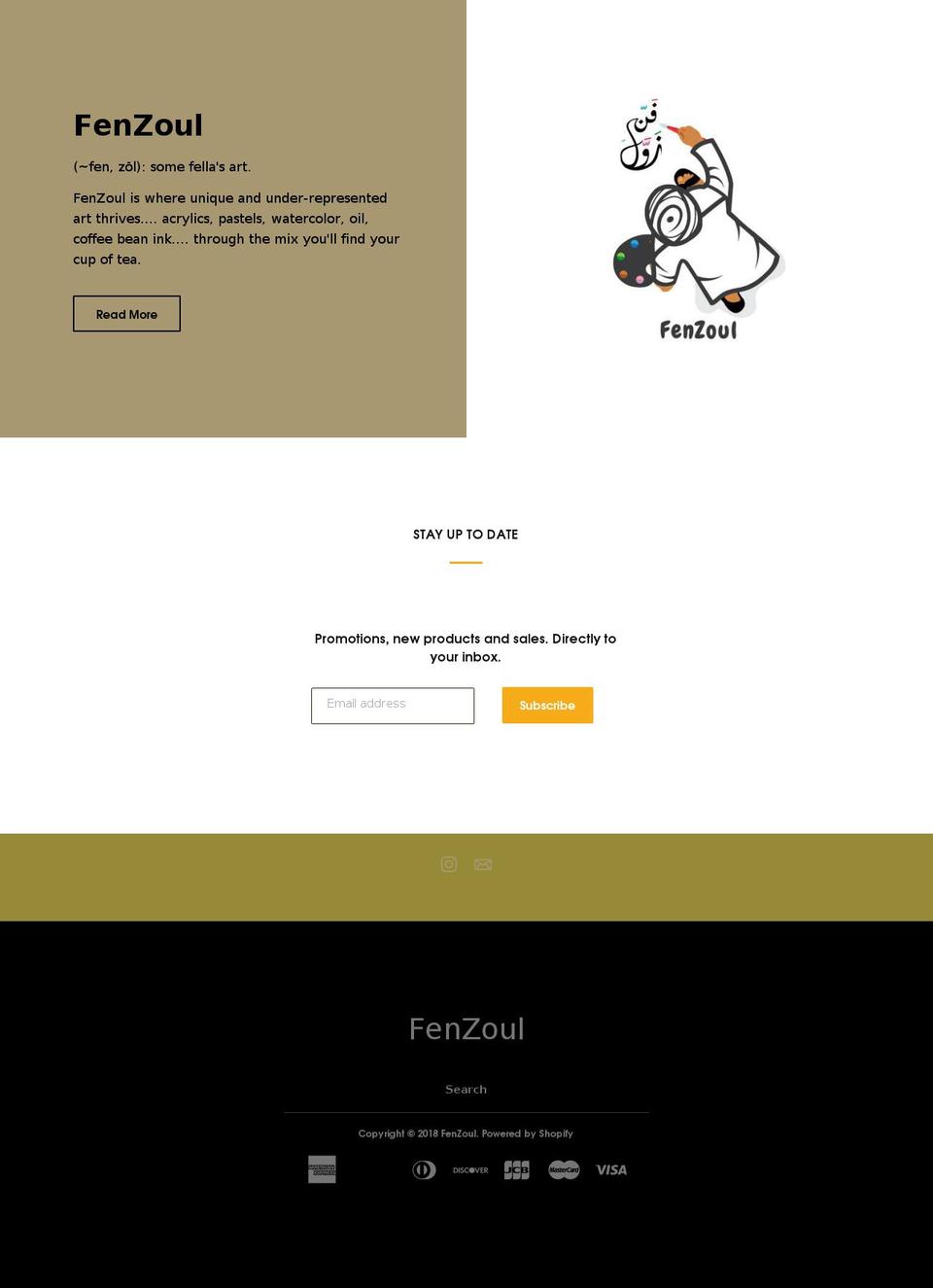 fenzoul.com — Shopify storefront screenshot