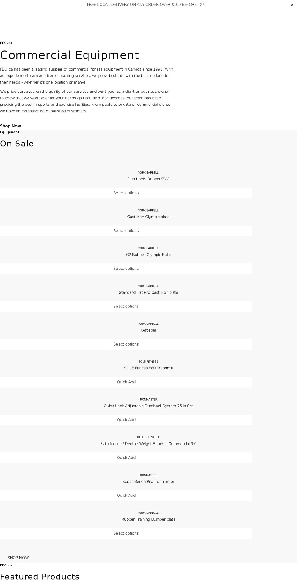 feo.ca shopify website screenshot