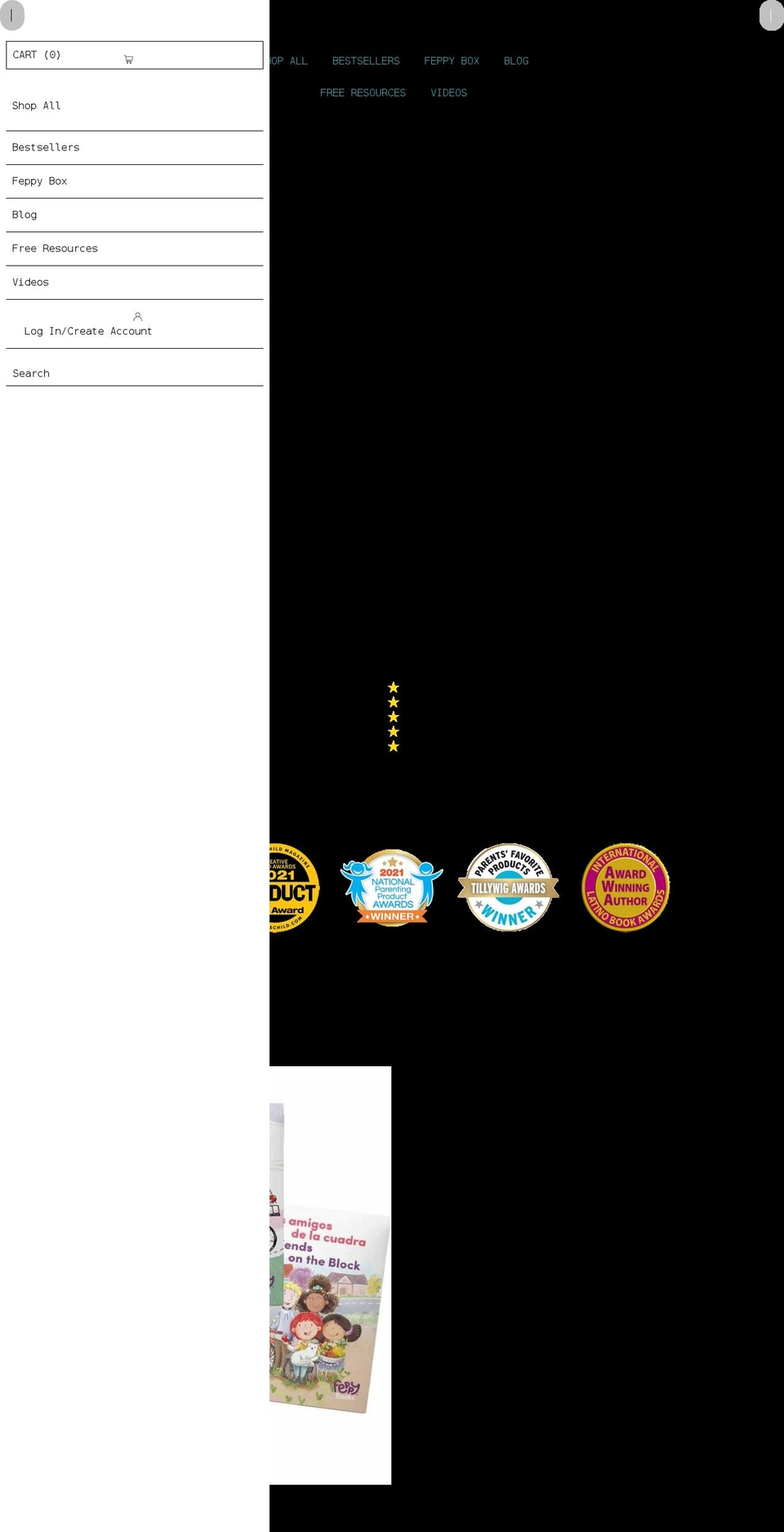 feppybox.com shopify website screenshot