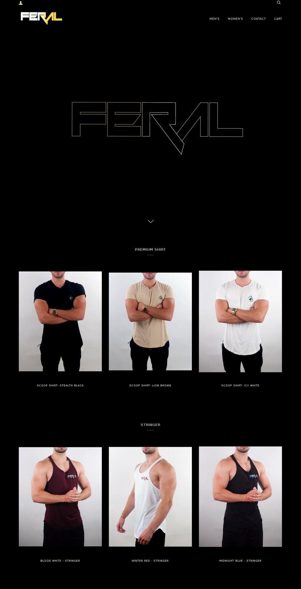 feralathletics.com — Shopify storefront screenshot