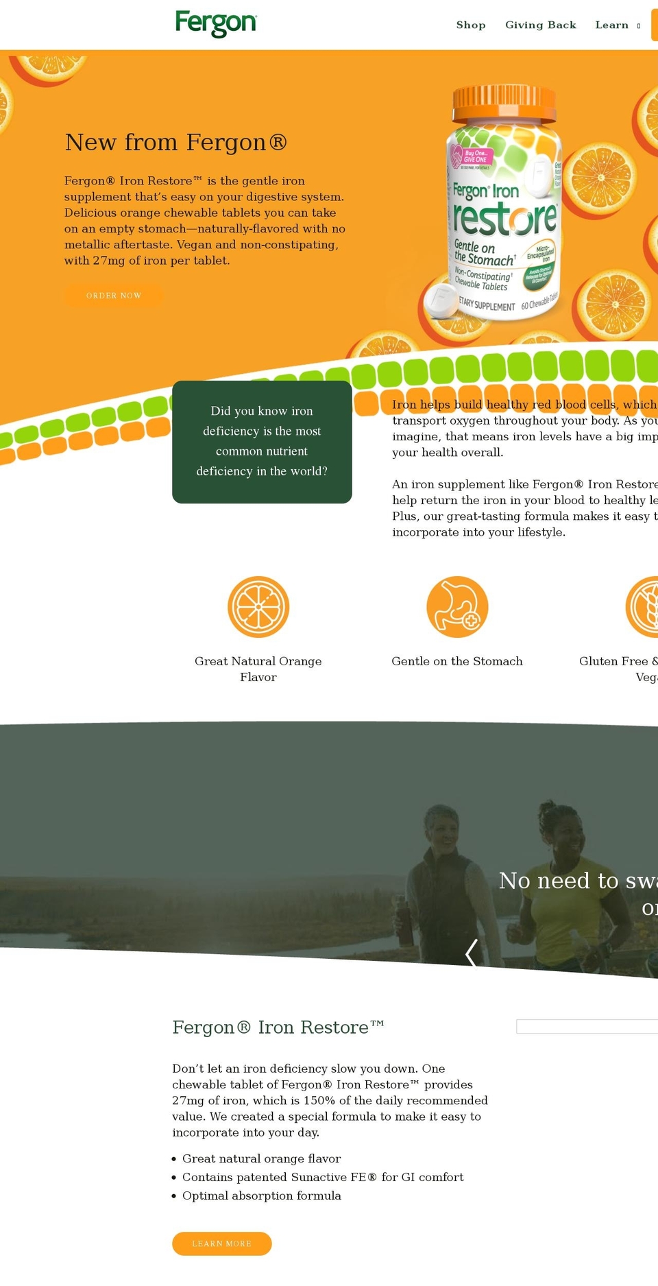 fergon.com shopify website screenshot