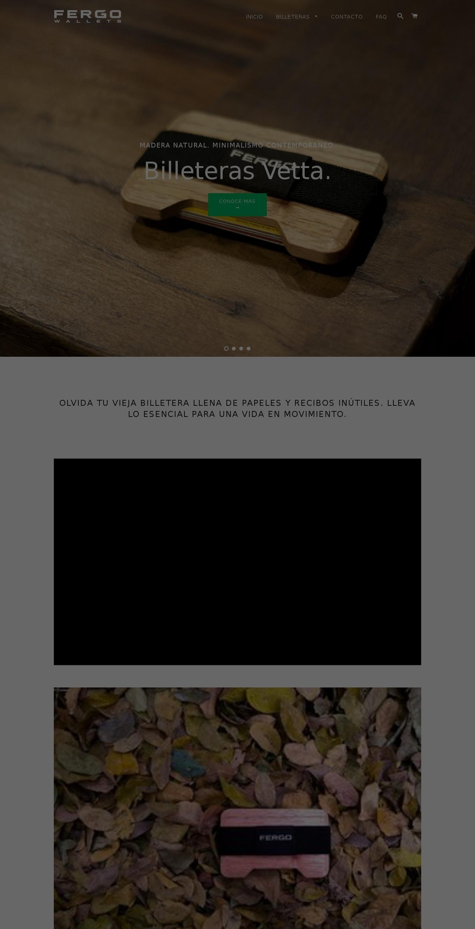 fergowallets.com — Shopify storefront screenshot
