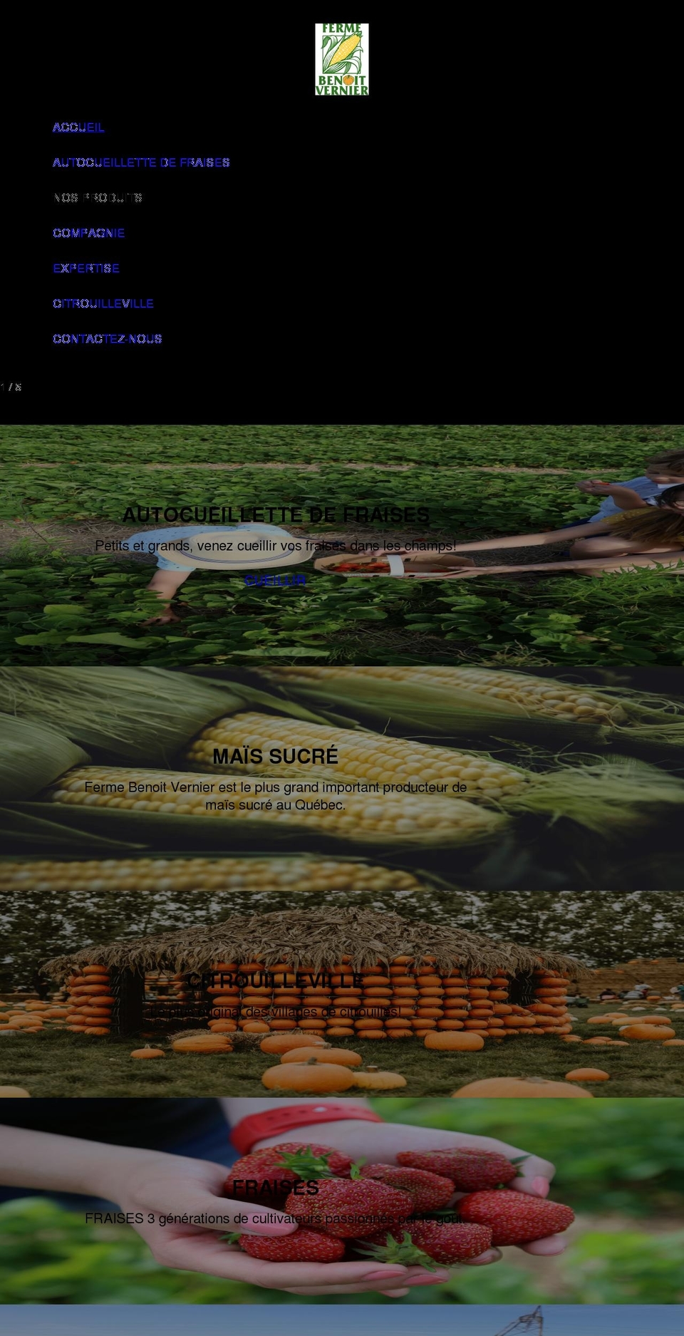 fermebenoitvernier.com shopify website screenshot