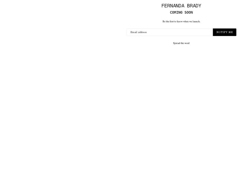 Shopify theme to use Shopify theme site example fernanda-brady.myshopify.com