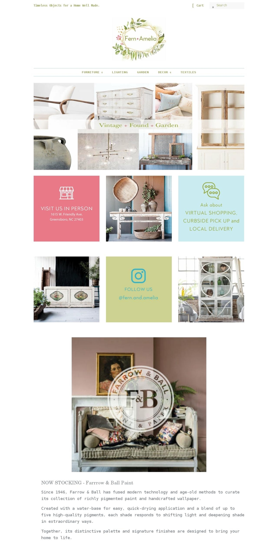 fernandamelia.com shopify website screenshot