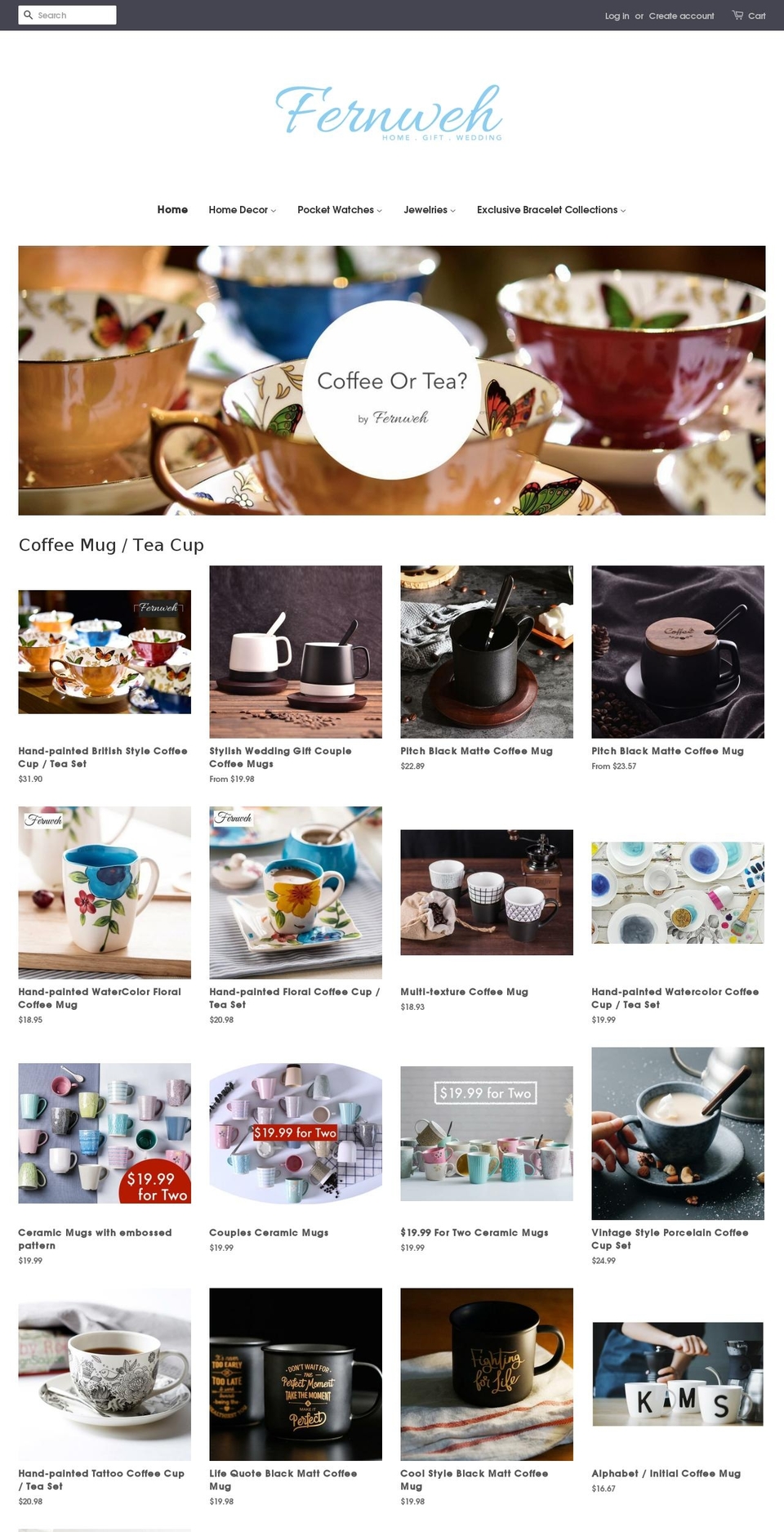 fernweh-fernweh.com — Shopify storefront screenshot