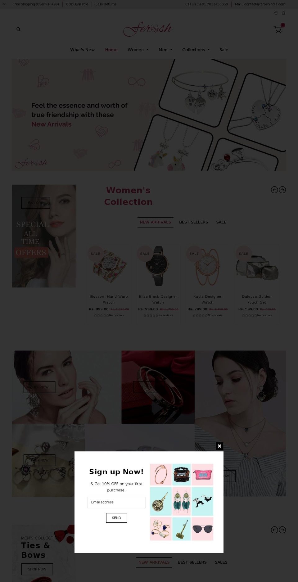 lush-01 Shopify theme site example feroshindia.com