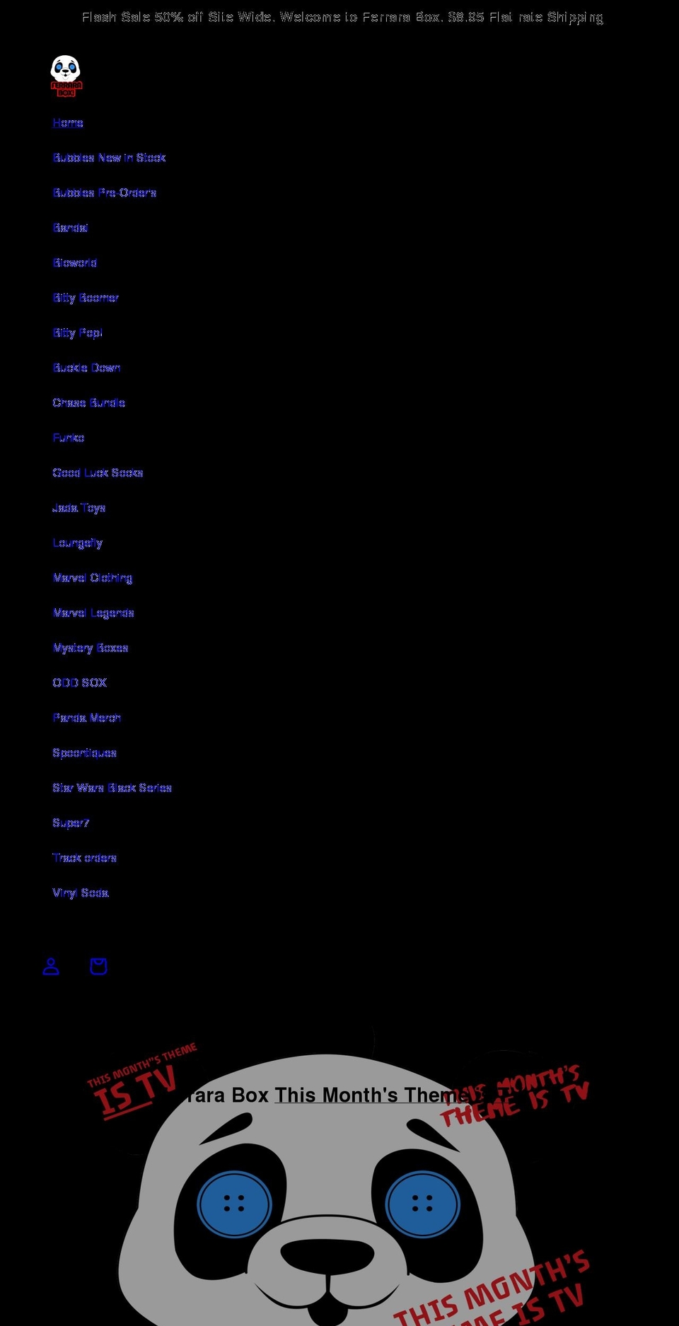 ferrarabox.com shopify website screenshot