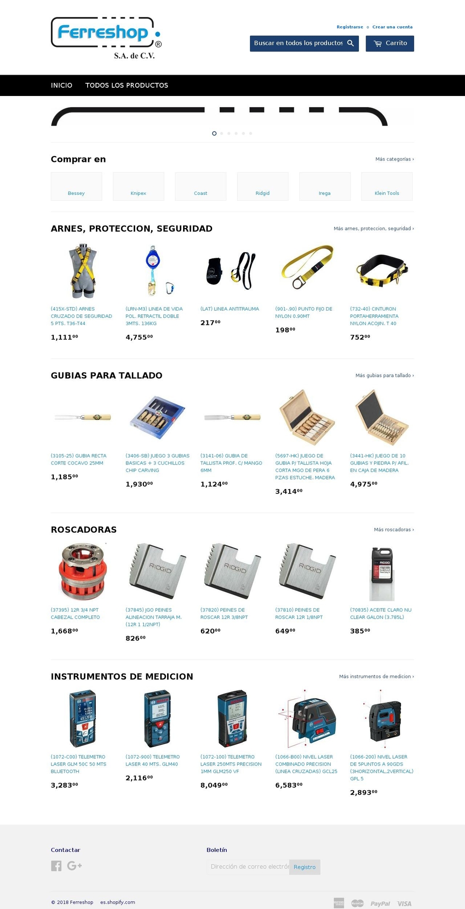 ferreshop-enlinea.com — Shopify storefront screenshot