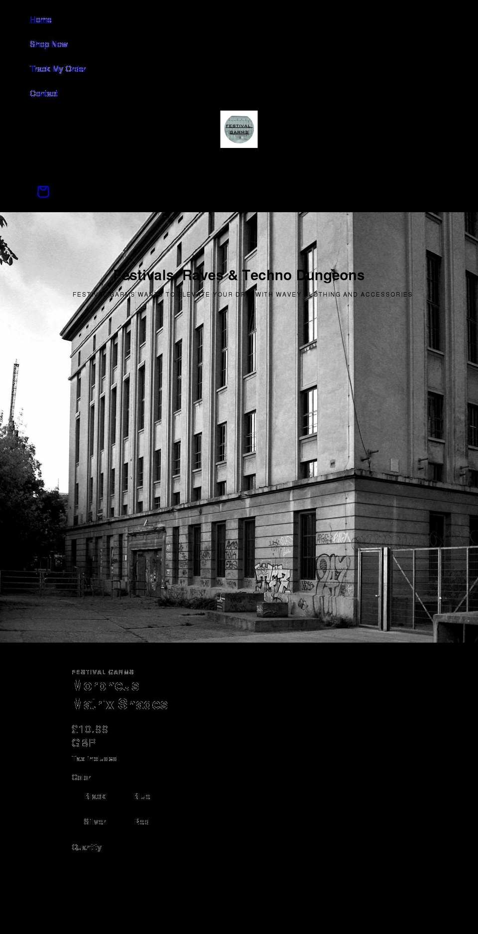 festivalgarms.com shopify website screenshot