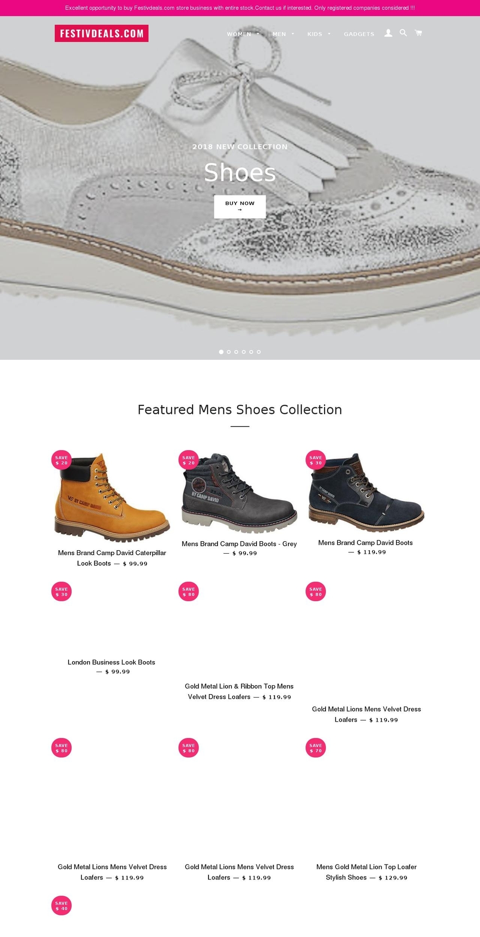 festivdeals.com — Shopify storefront screenshot