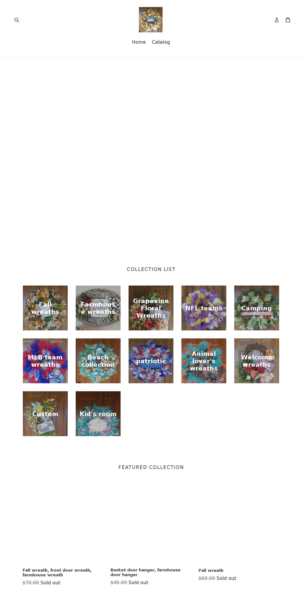 festivecreations.net shopify website screenshot