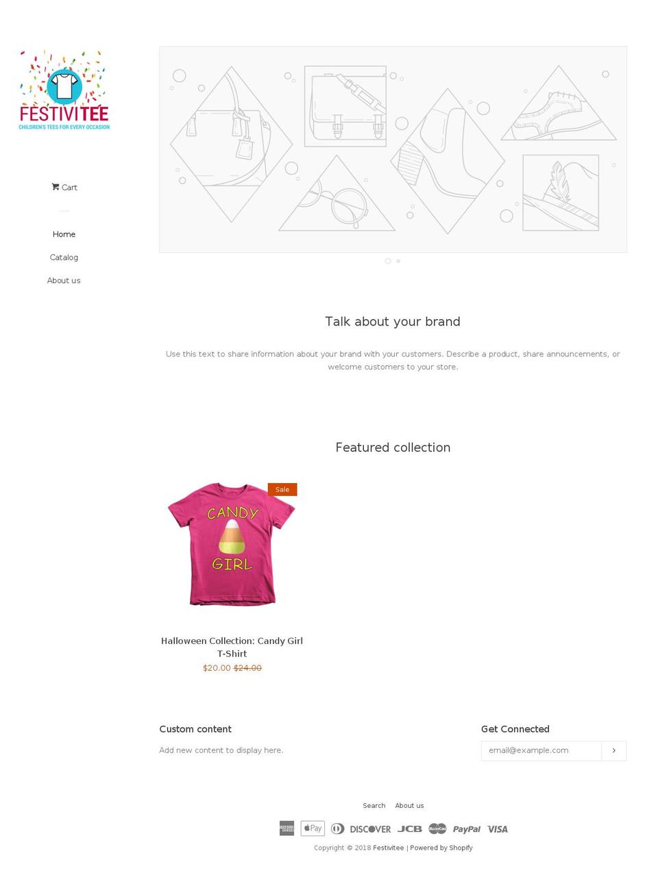 festivitee.com — Shopify storefront screenshot