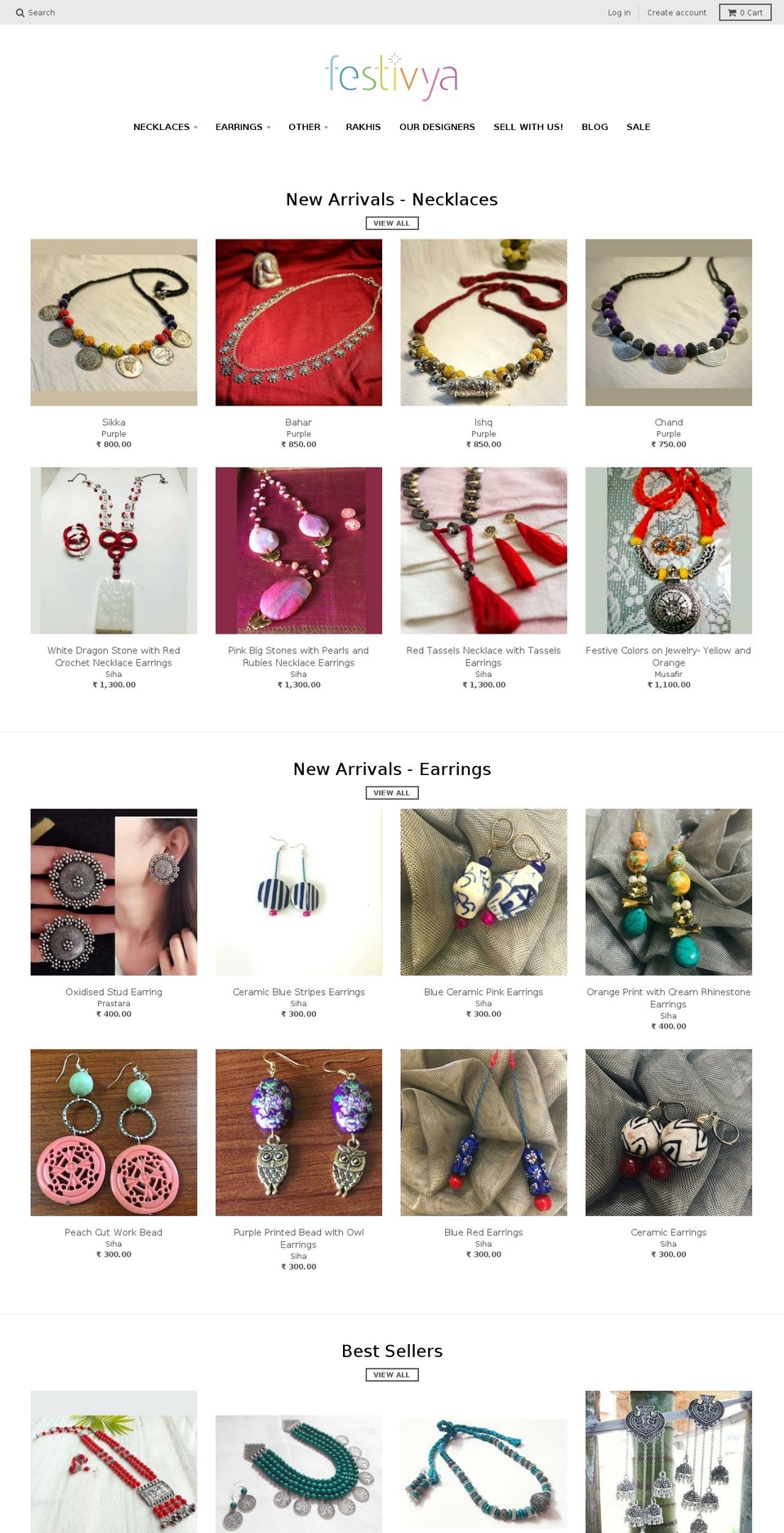 festivya.com — Shopify storefront screenshot