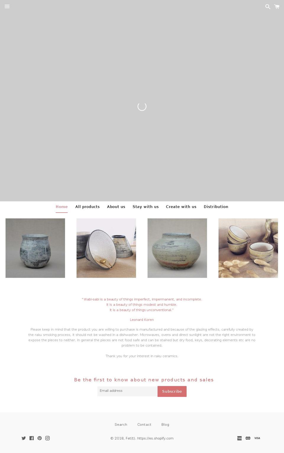 fet-t.com shopify website screenshot