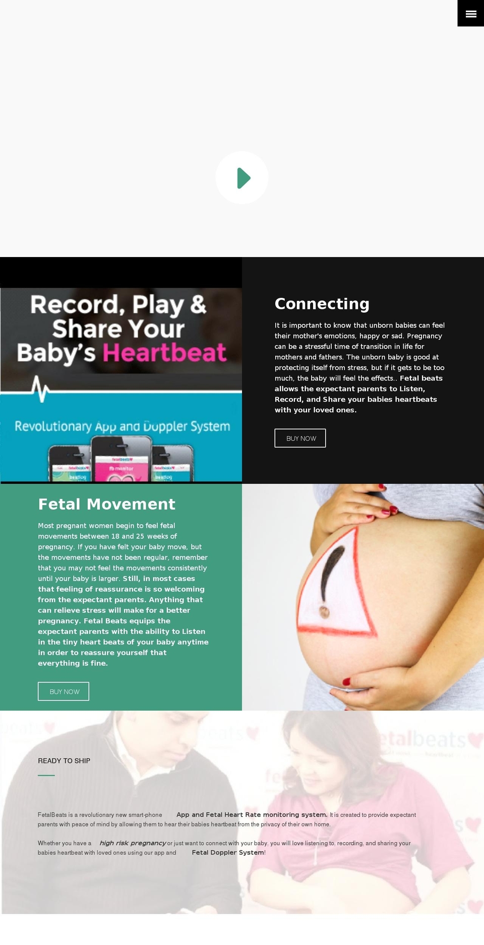 fetalbeats.net shopify website screenshot