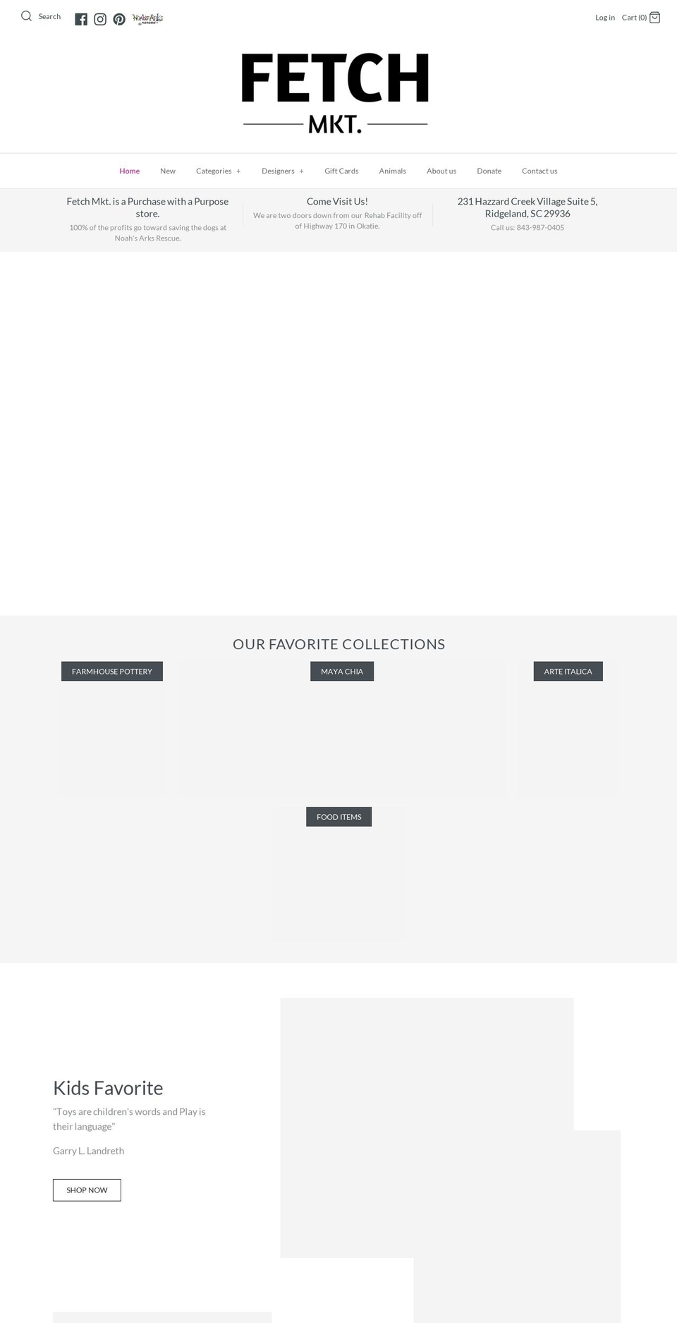 fetch-mkt.com — Shopify storefront screenshot