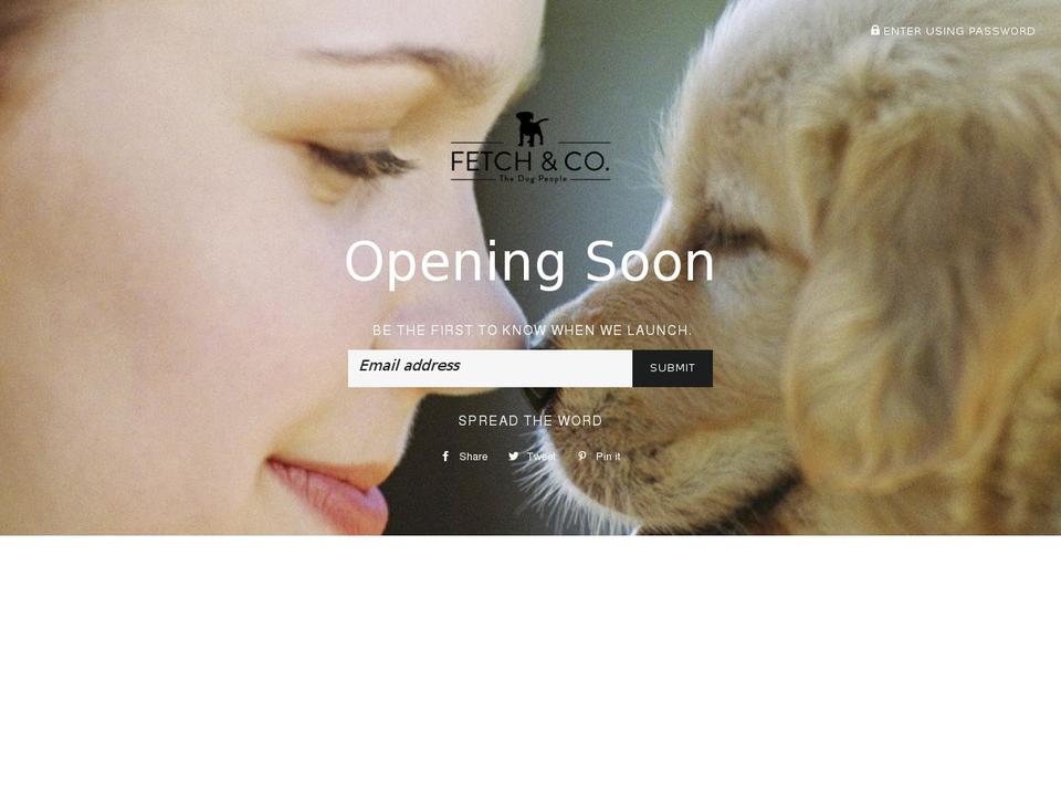 fetchandcompany.com — Shopify storefront screenshot