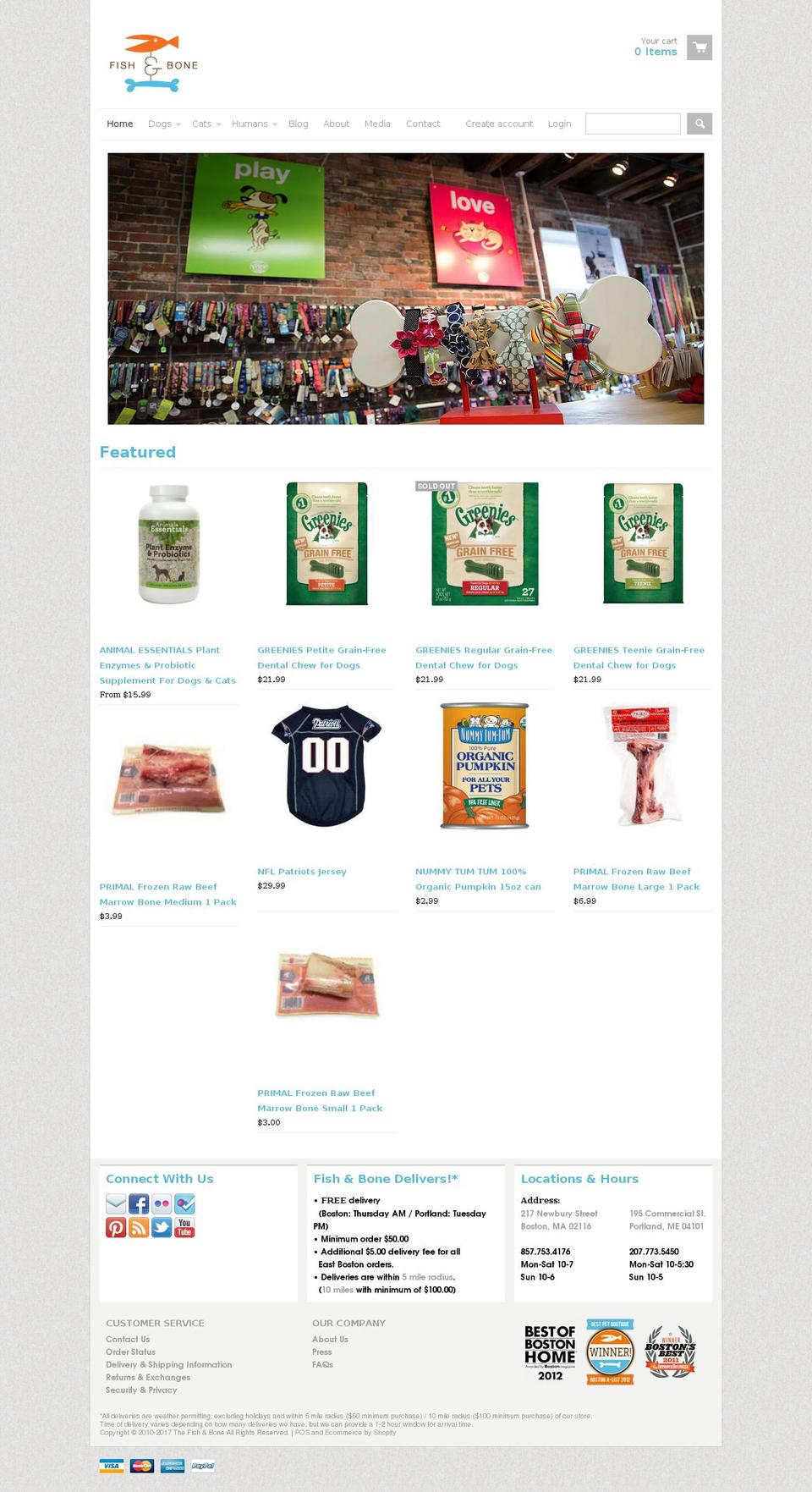 fetchboston.com shopify website screenshot