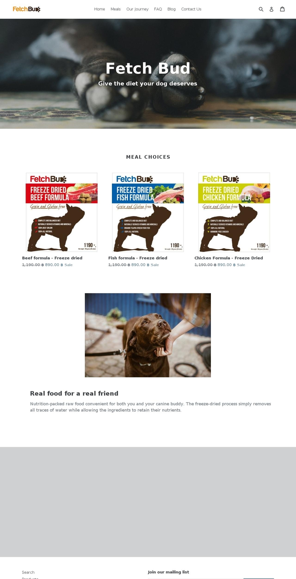 fetchbud.com — Shopify storefront screenshot