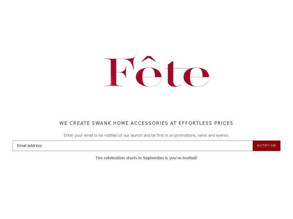 fetehome.com — Shopify storefront screenshot