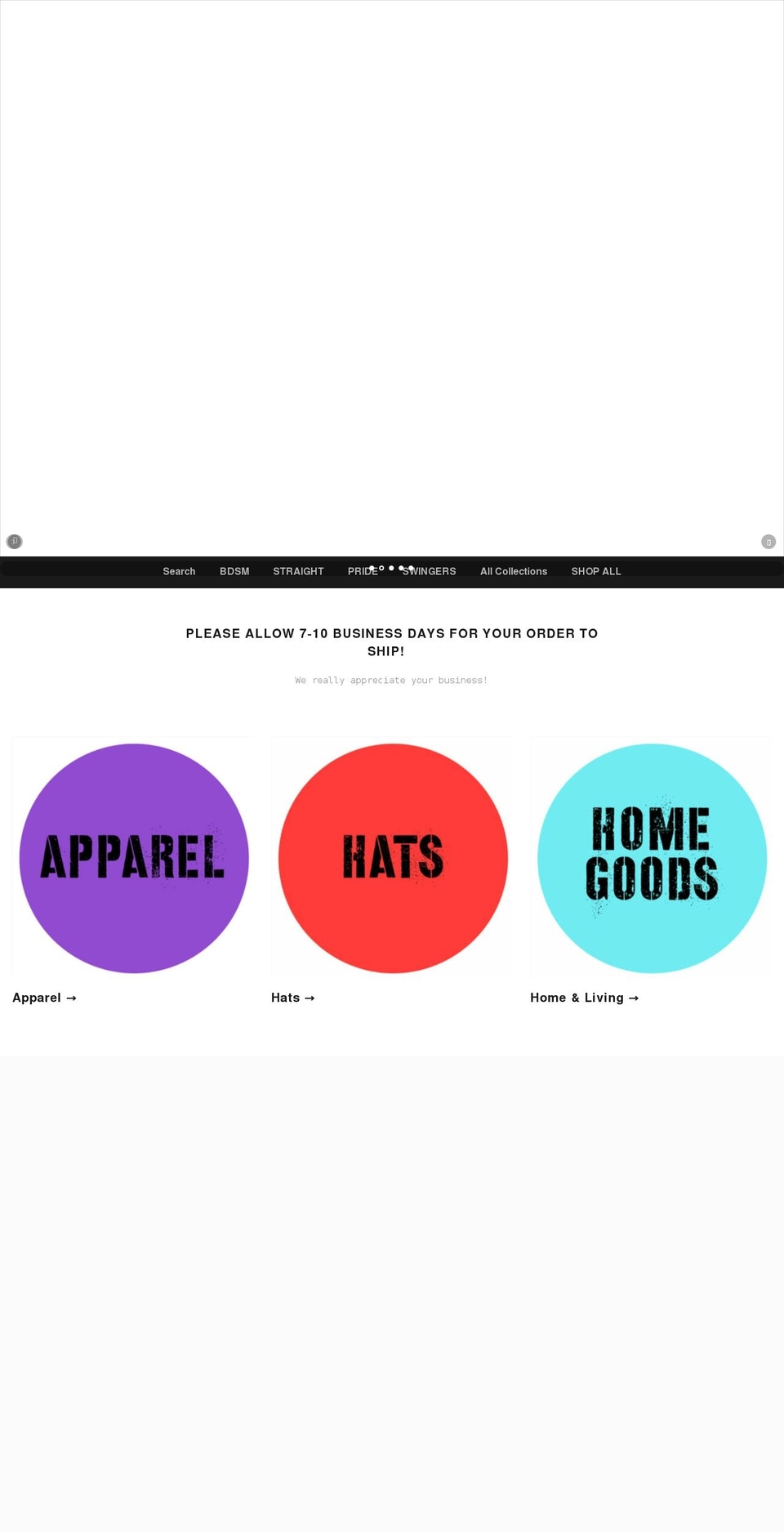 fetishthreads.com shopify website screenshot