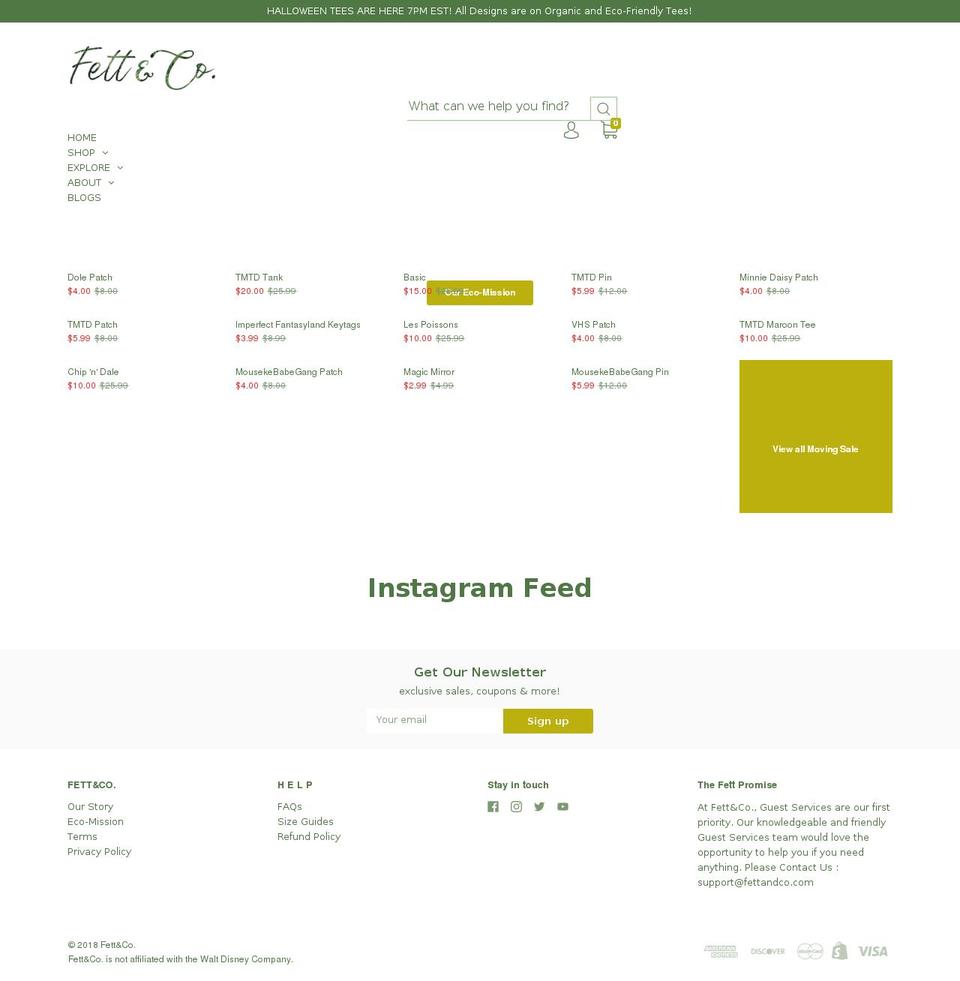 Capital Shopify theme site example fettandco.com