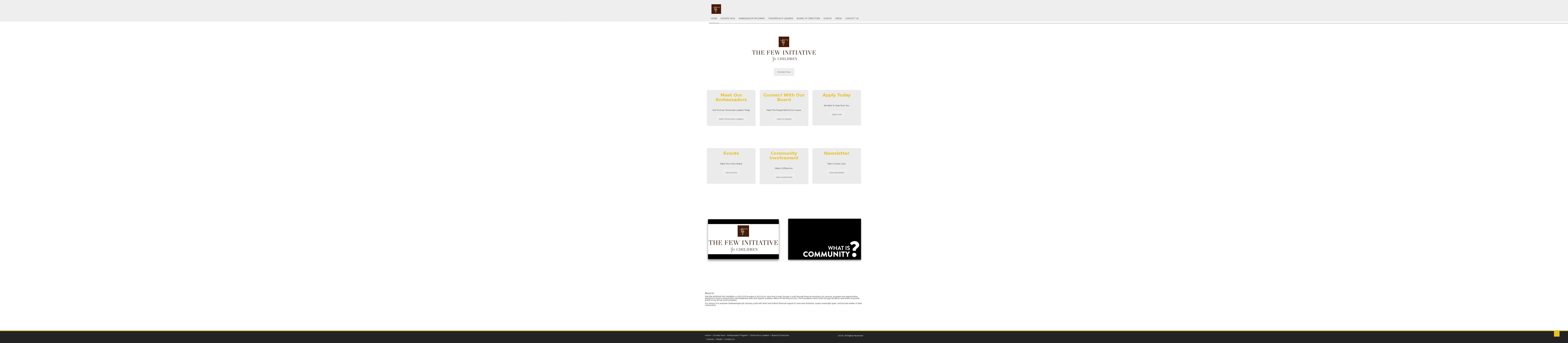 fewinitiative.net shopify website screenshot