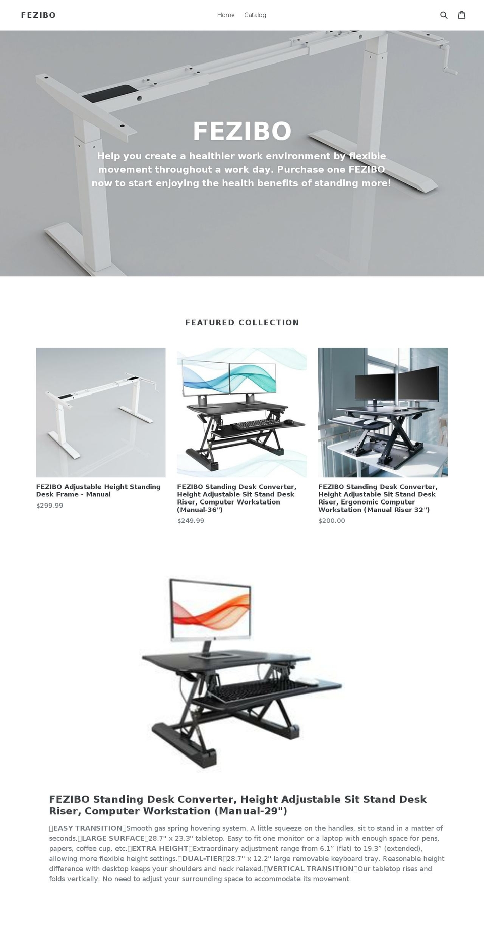 fezibo.com — Shopify storefront screenshot