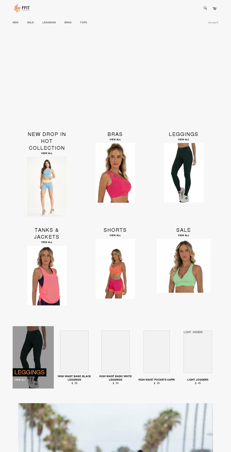 ffitapparel.com — Shopify storefront screenshot