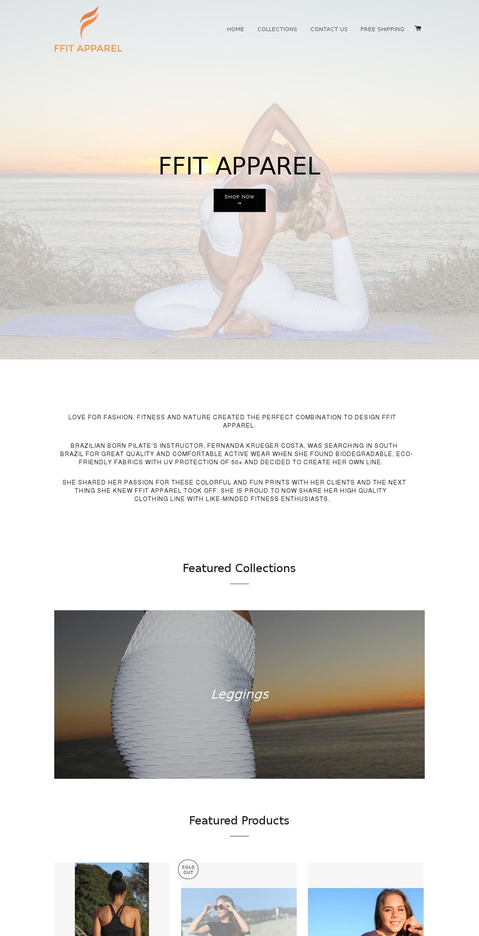 ffitstore.com shopify website screenshot