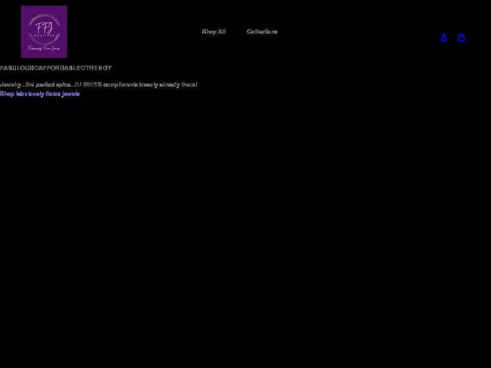ffjboutique.com shopify website screenshot