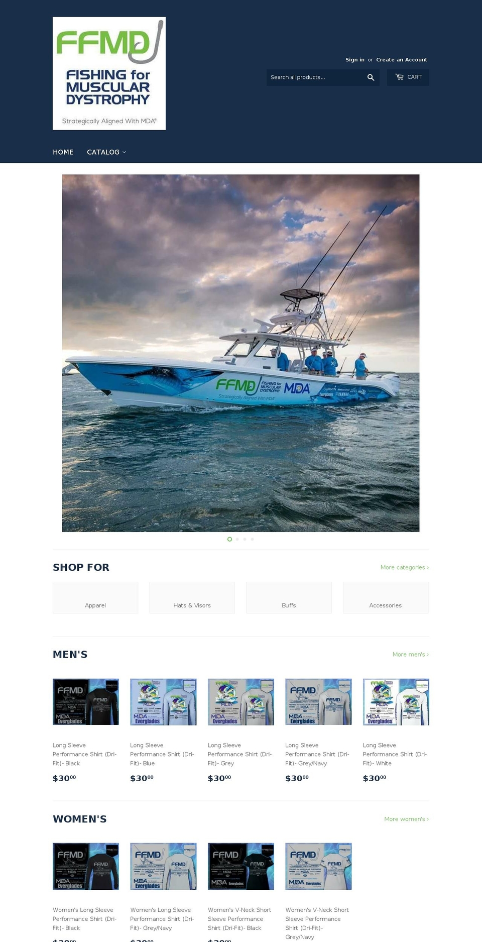 ffmdstore.com — Shopify storefront screenshot