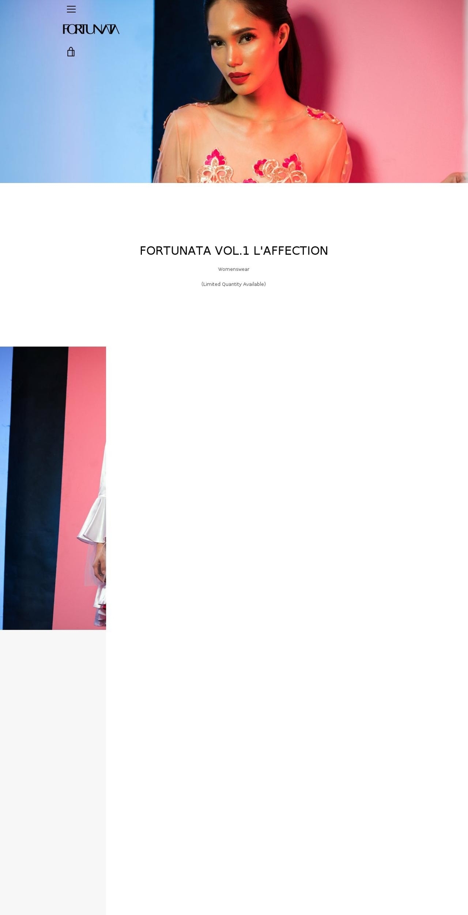 ffortunata.com — Shopify storefront screenshot