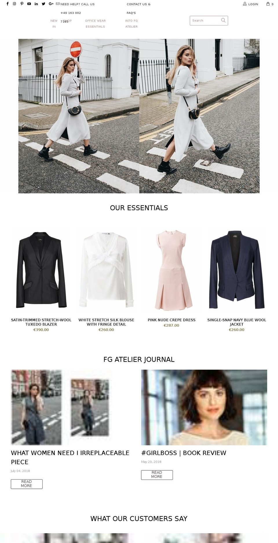 fgbespoke.com — Shopify storefront screenshot