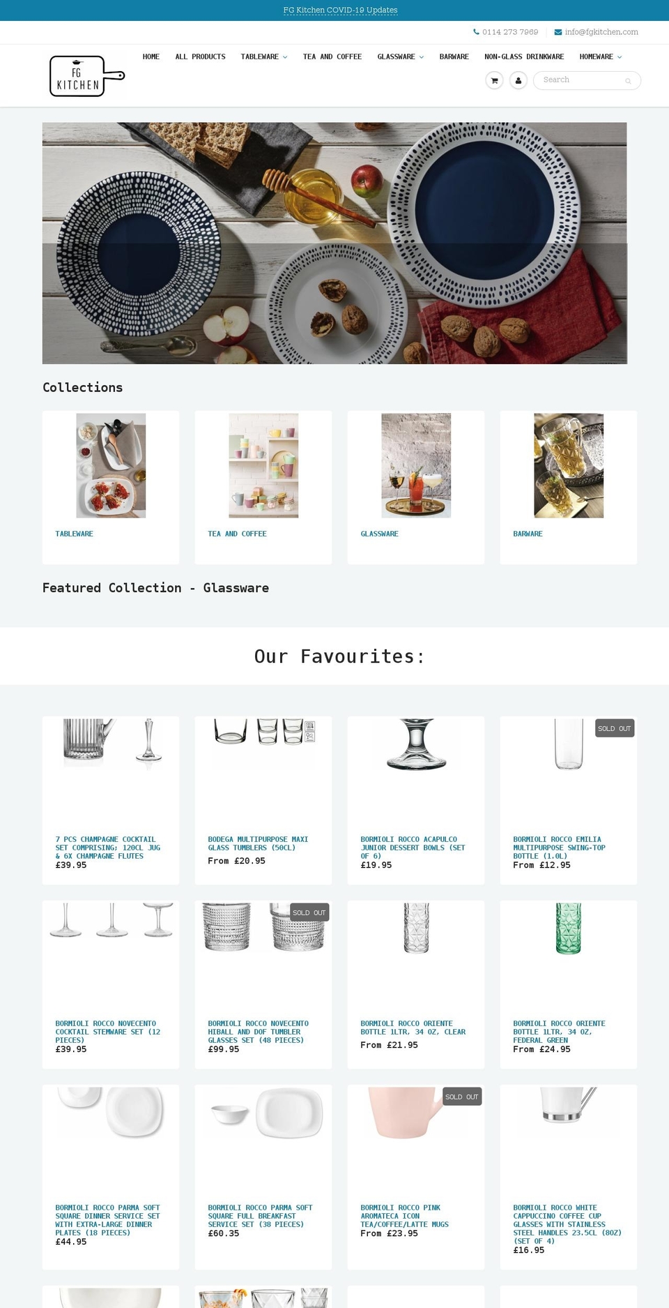 fgkitchen.com shopify website screenshot