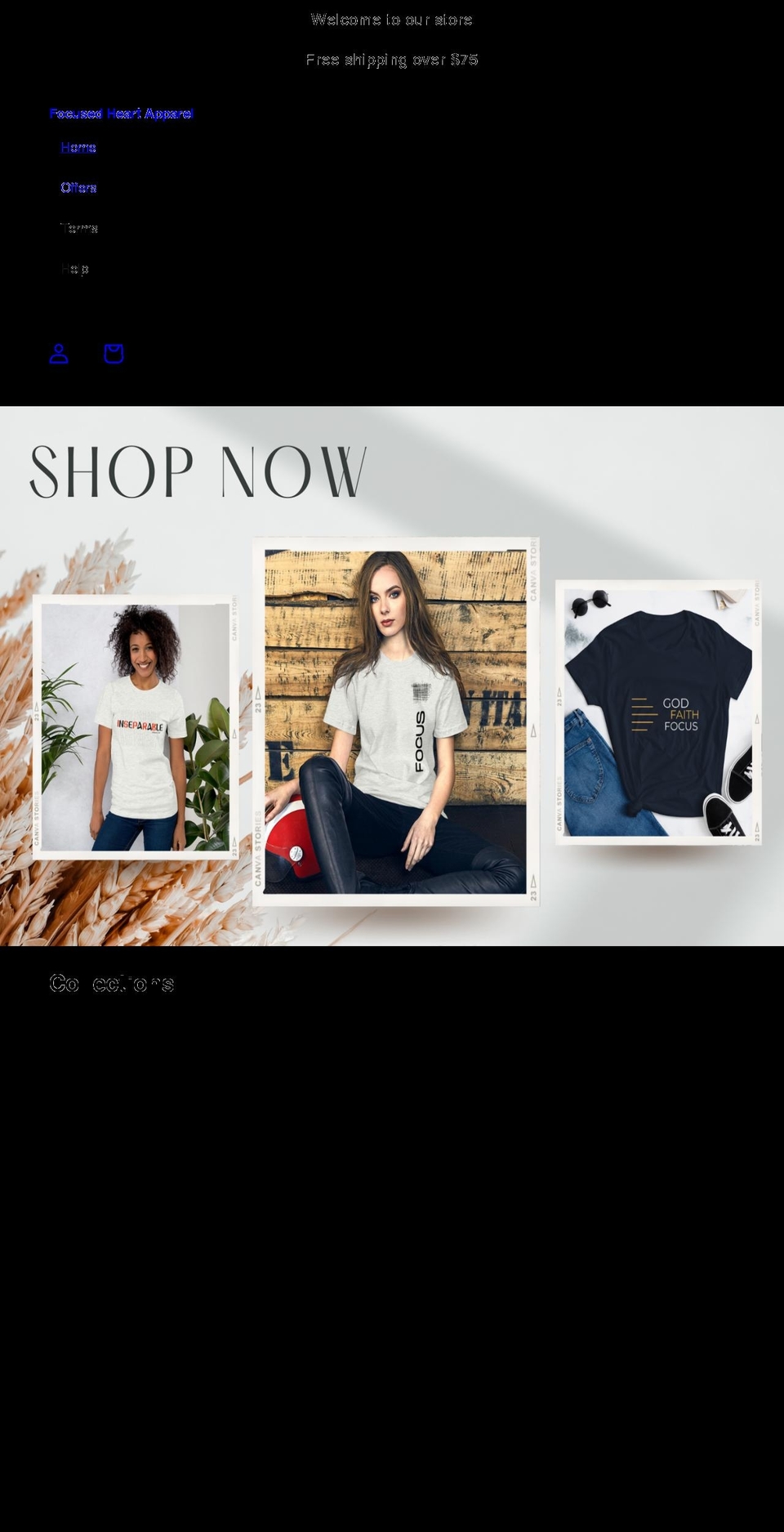 fh-apparel.com shopify website screenshot