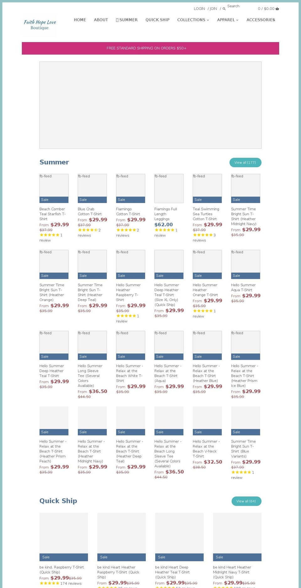 fhlboutique.com shopify website screenshot