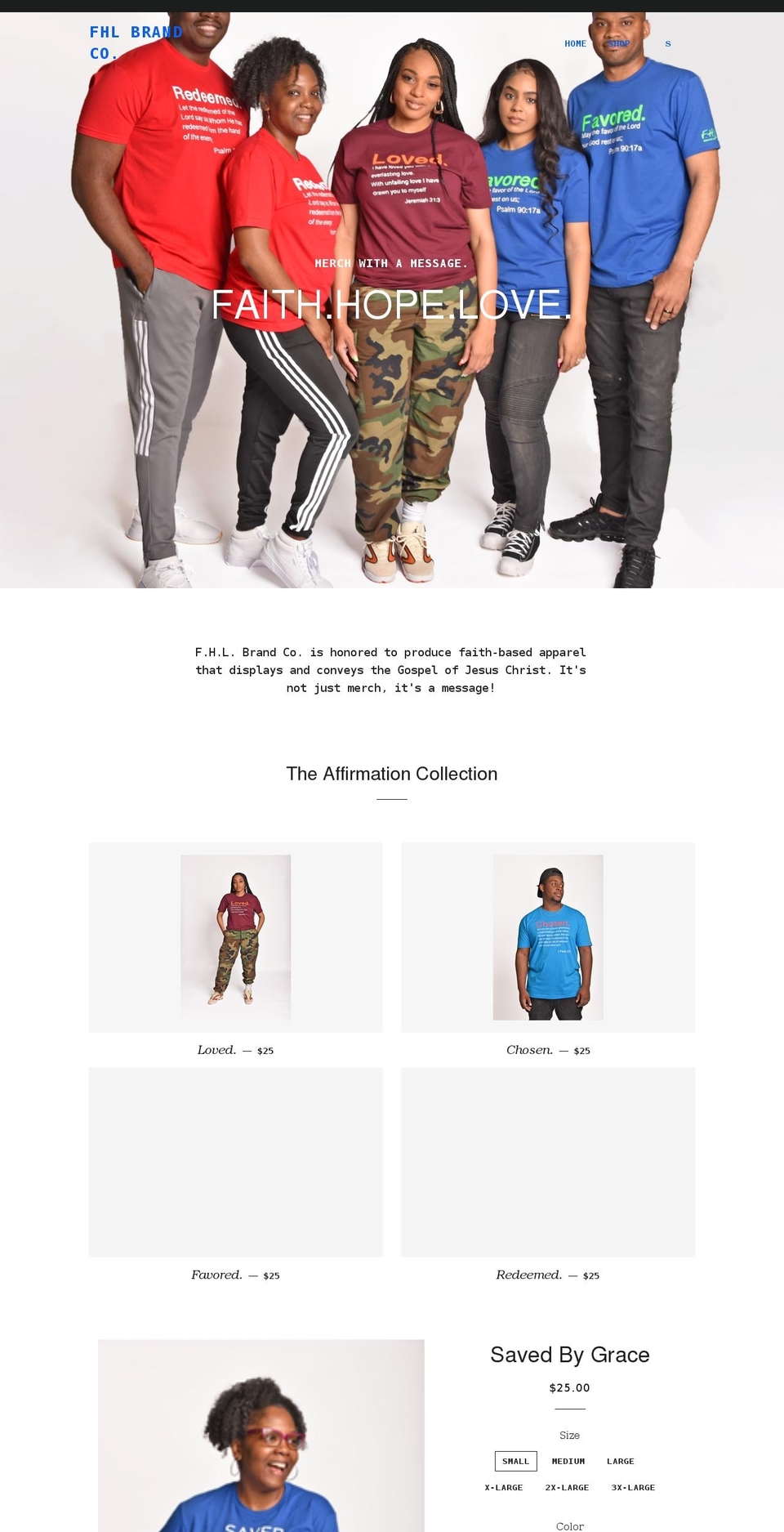fhlbrandco.com shopify website screenshot